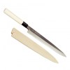 Нож кухонный "Янагиба" для суши сасими 18 см с деревянным чехлом
